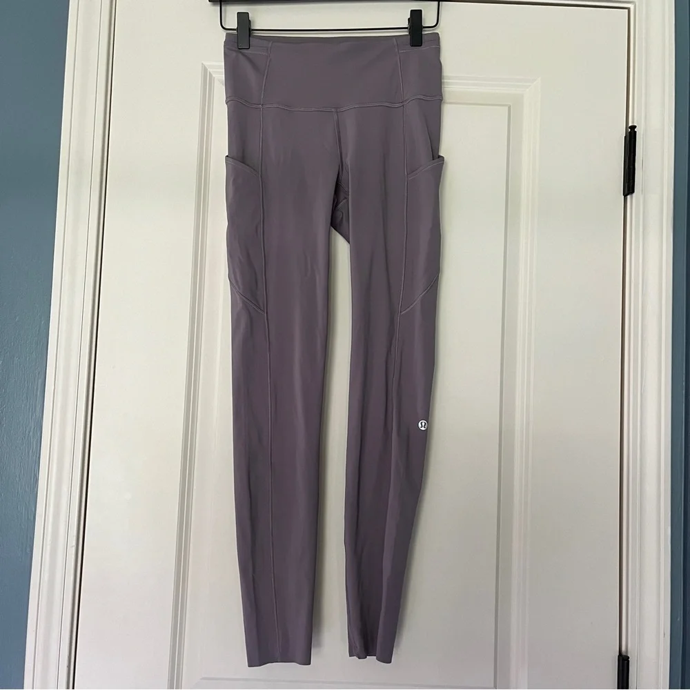 Lululemon Fast and Free Tight II 25" *Non-Reflective Nulux - violet verbena - Picture 4 of 6